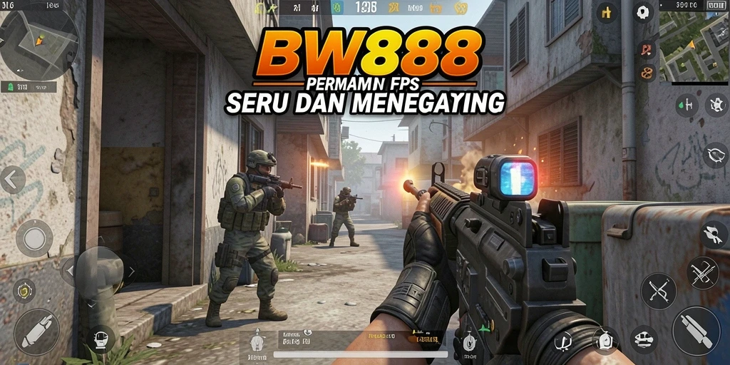 Tangkapan layar menunjukkan aksi mendebarkan dalam permainan FPS.