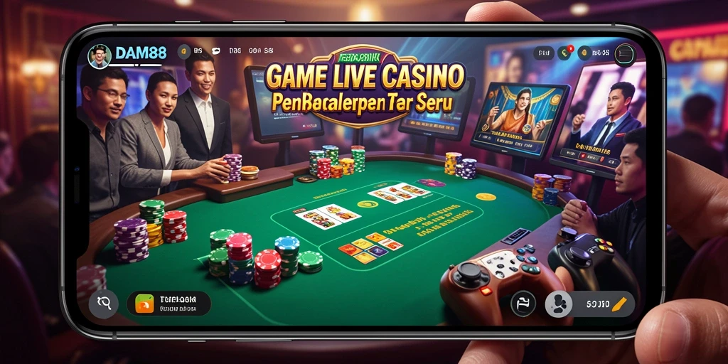 Tampilan screenshot gameplay Live Casino yang seru dan interaktif.