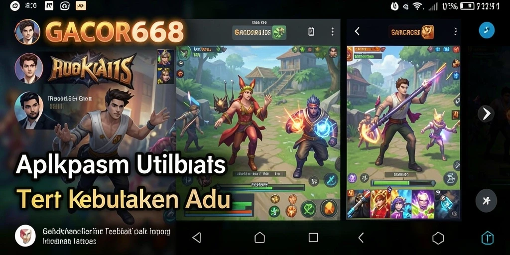 Tampilan utama GACOR668 yang memudahkan pengguna dalam mengakses fitur Utility.