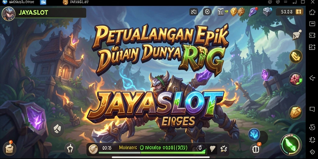 Menampilkan aksi pertempuran seru dalam JAYASLOT.