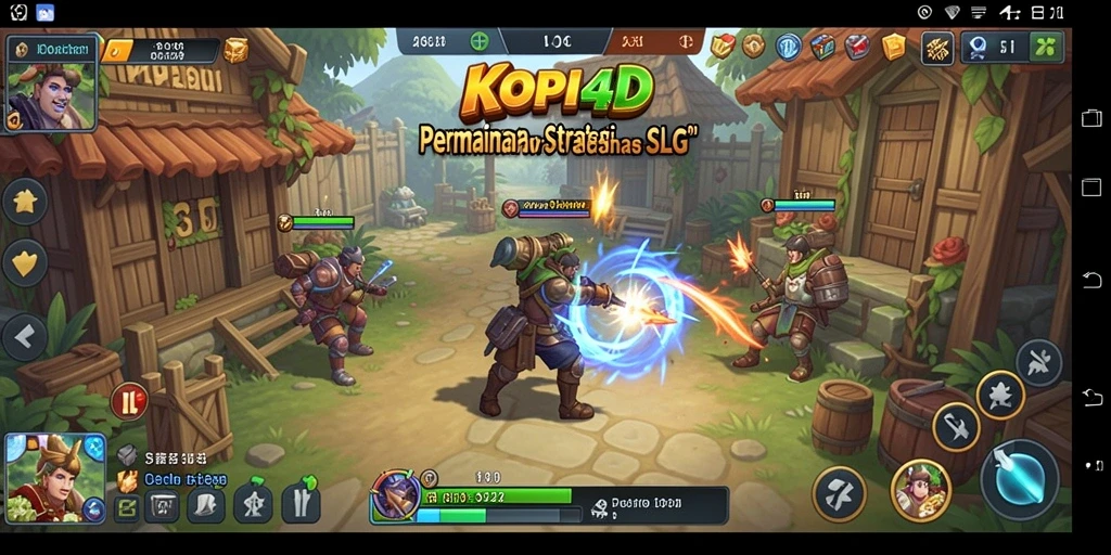 Tampilan gameplay KOPI4D dengan aksi strategis yang seru.