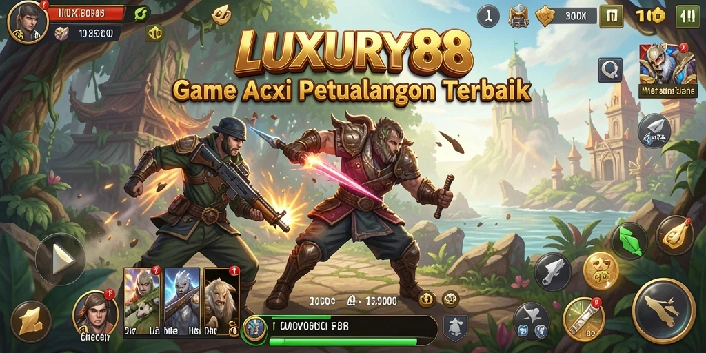Tampilan gameplay menegangkan dari LUXURY88 yang seru dan mendebarkan.