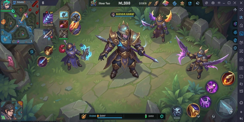 Tampilkan momen seru dalam gameplay casual MLBB8.