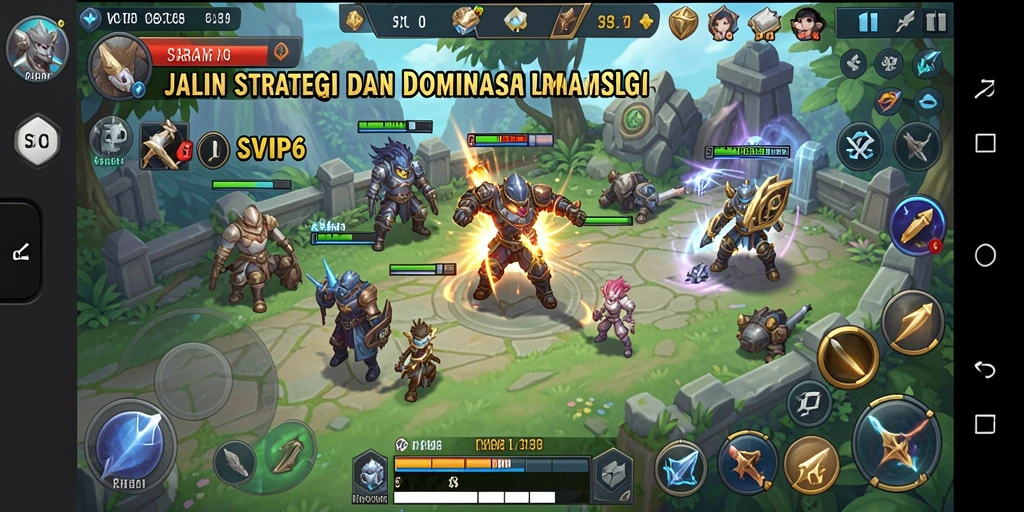 Tampilan gameplay seru dan strategi di SVIP6.