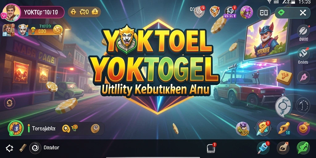 Tampilan antarmuka utama dari aplikasi YOKTOGEL yang menarik.